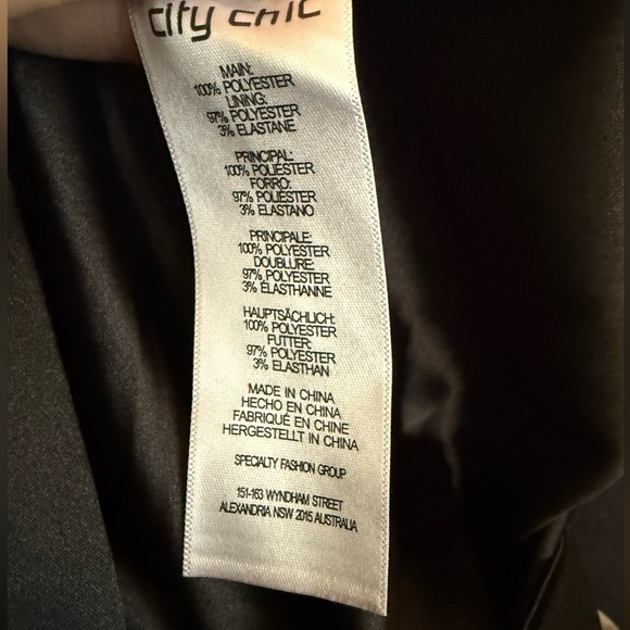 CITY CHIC FLORAL GLOW DRESS Floral Off-Shoulder Dress - Black and Teal NEW 20 - Picture 7 of 10